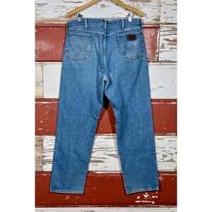 80s USA‎ Vintage Wrangler Jeans Relaxed Fit Denim Pants Classic Blue Wash